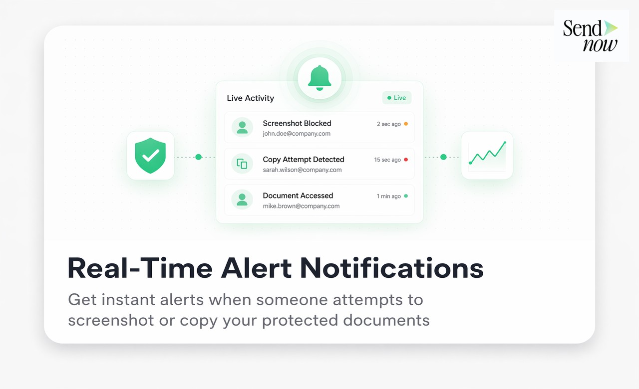 SendNow Security Defaults — Global Screenshot Blocker Setting