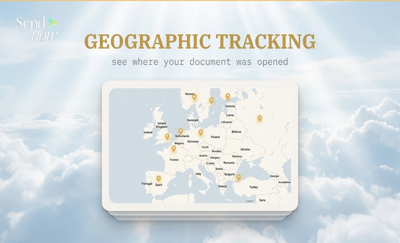 Geographic map showing visitor locations across Europe