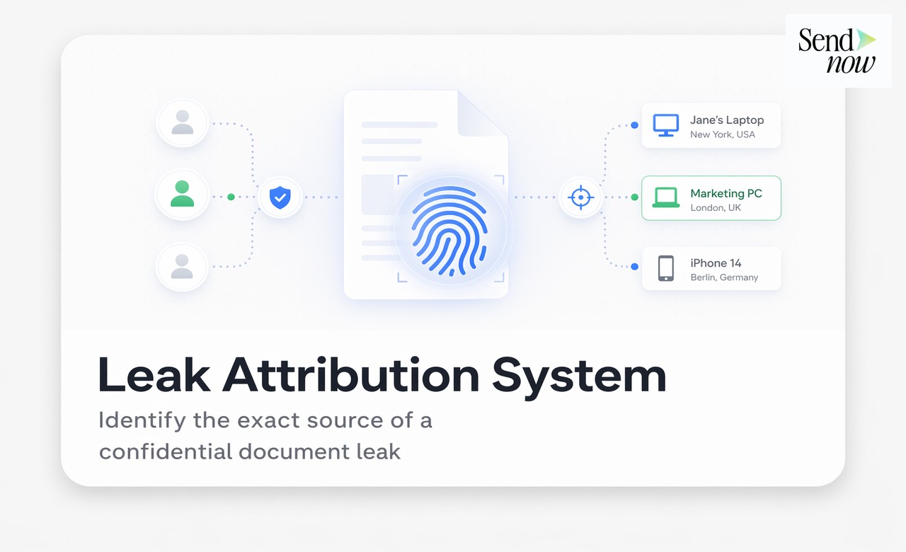 SendNow-Audit-Trail zeigt vollständige Beweise, wer das Dokument wann angesehen hat