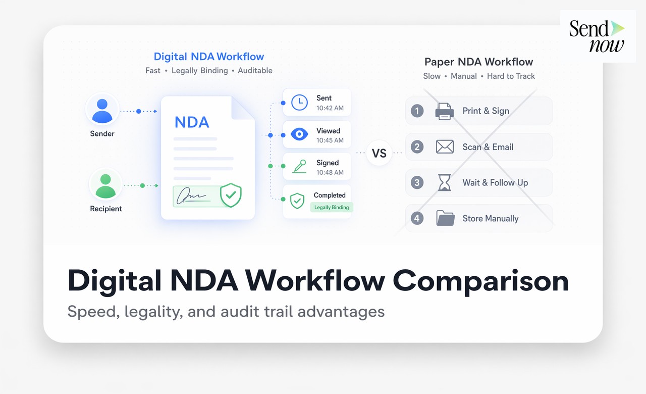 Comparación de NDA Digital vs NDA en Papel