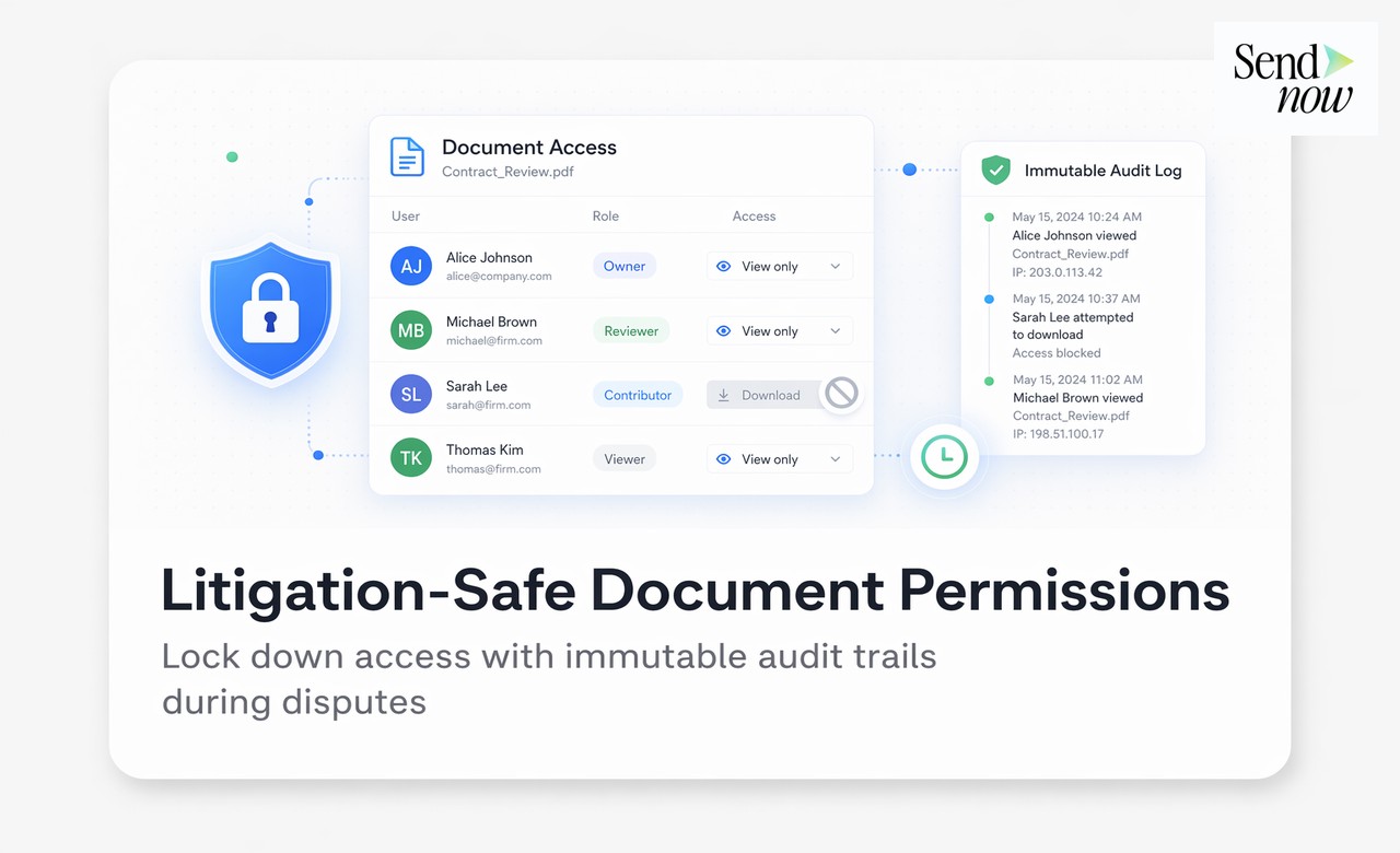 Journal d'audit de protection juridique montrant l'historique complet des accès
