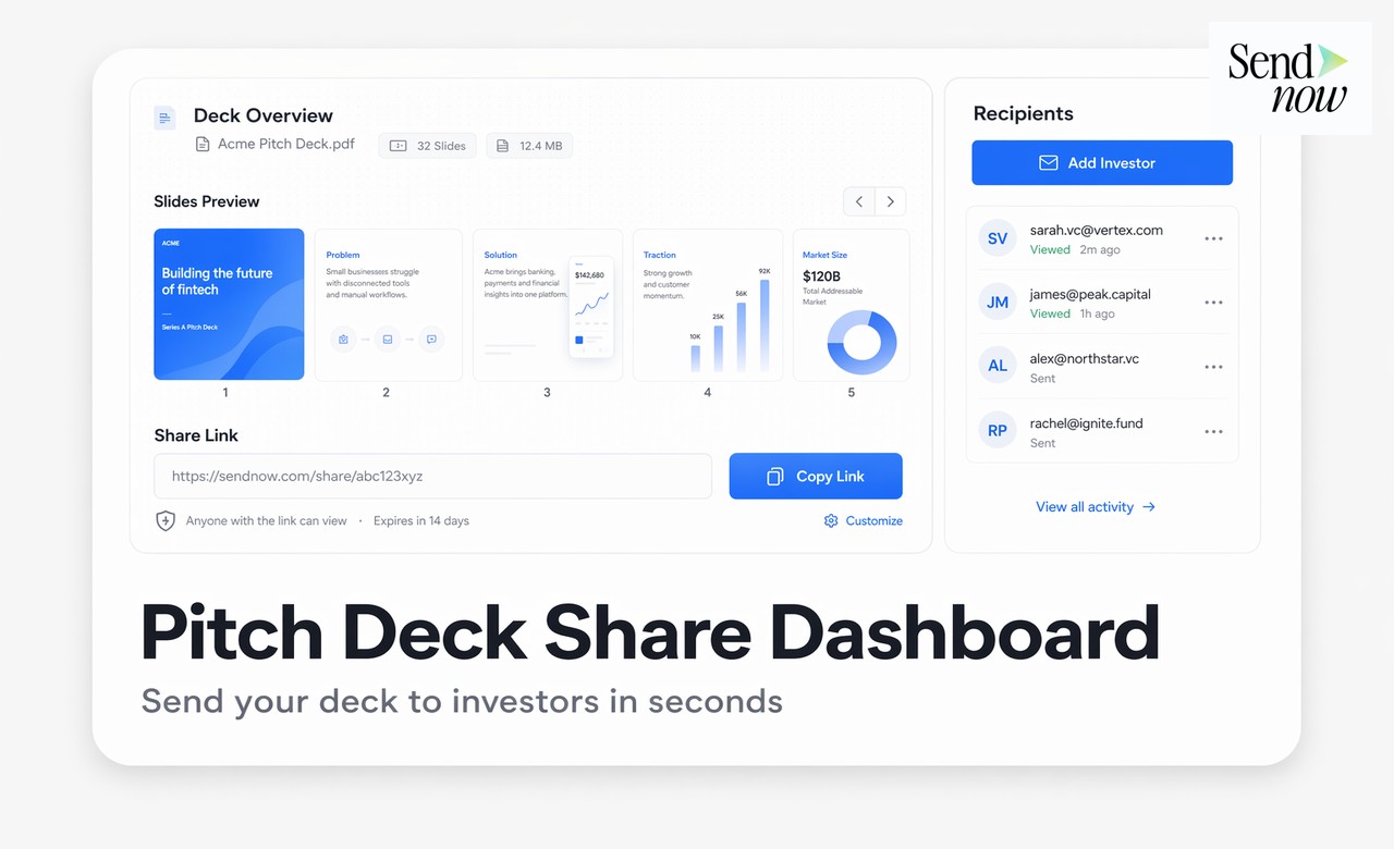 Protected Pitch - Your Deck Stays Confidential