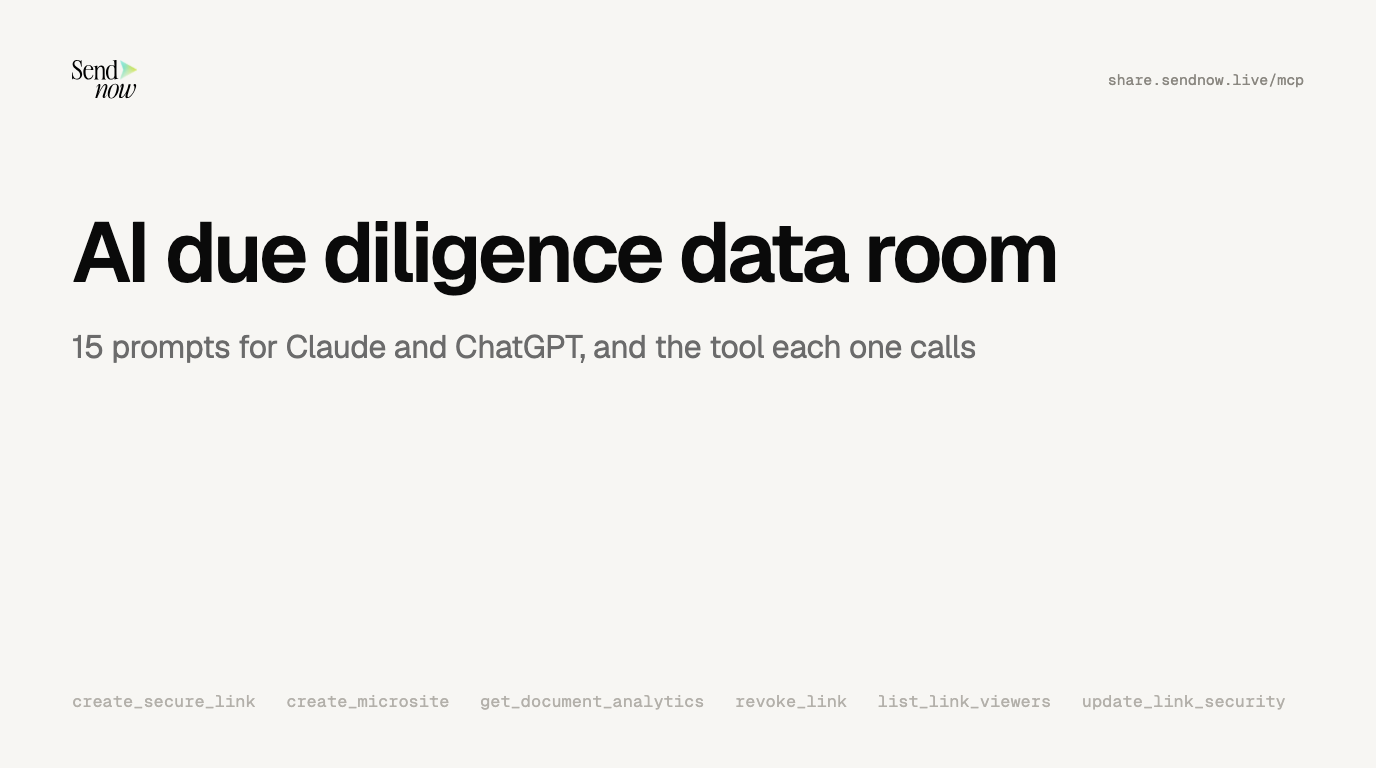 AI Due Diligence Data Room: 15 Prompts for Claude and ChatGPT (2026)