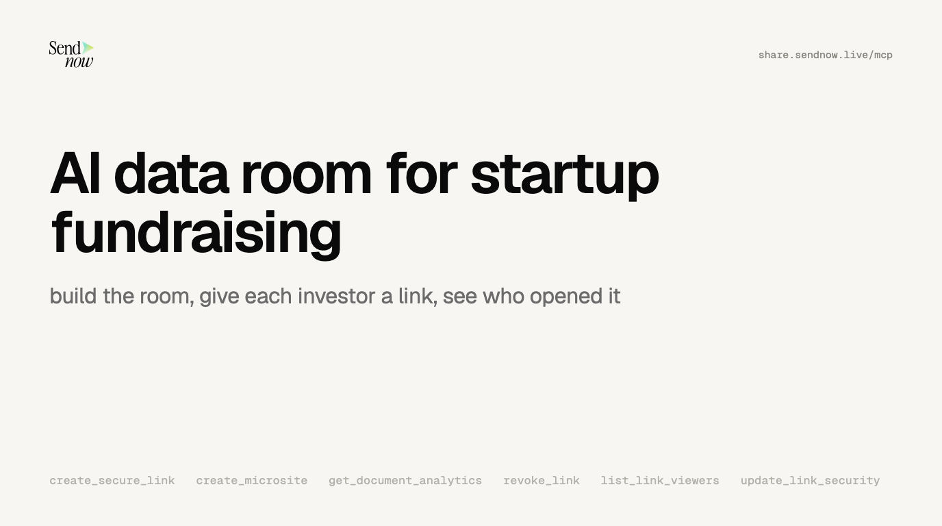 AI Data Room for Startup Fundraising: Build, Share and Track a Raise (2026)