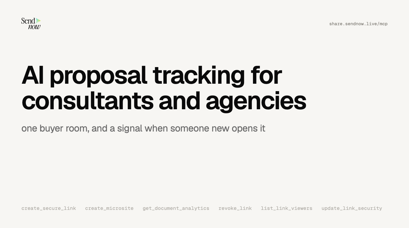 AI Proposal Tracking for Consultants and Agencies: One Buyer Room, Real Follow-Up (2026)