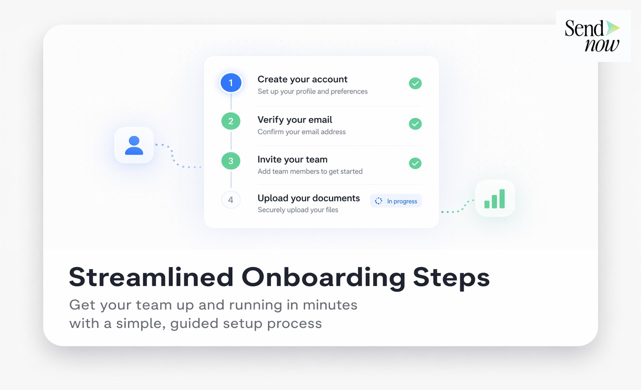SendNow white-label branded document viewer with company logo