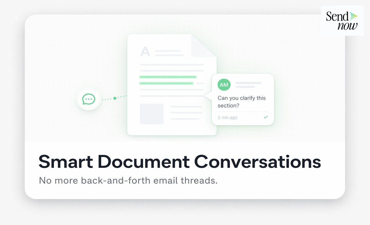 KI-Chatverlauf eingebettet in die Dokumentenansicht
