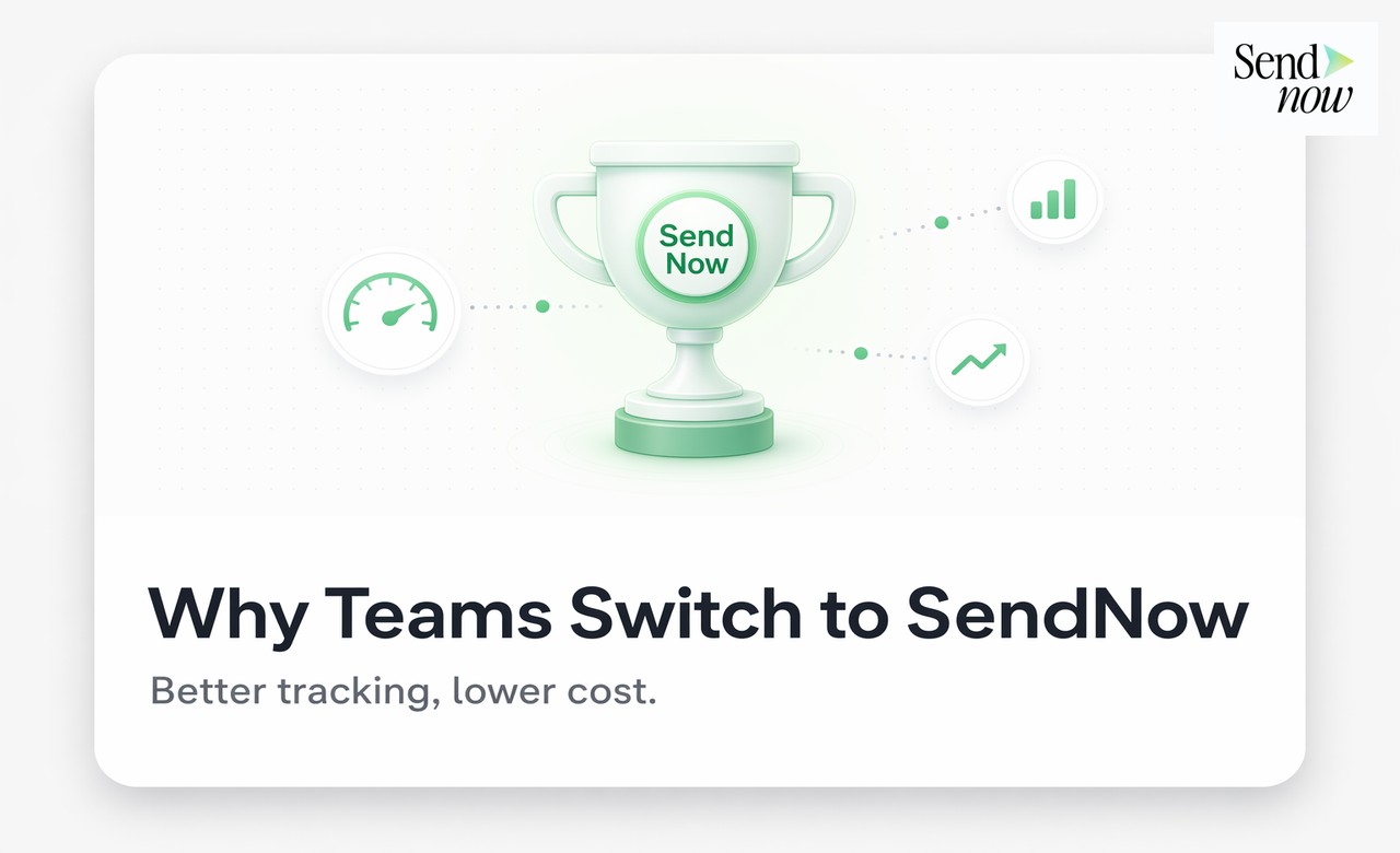 Confronto prezzi: SendNow vs DocSend affiancati che mostrano il costo per posto