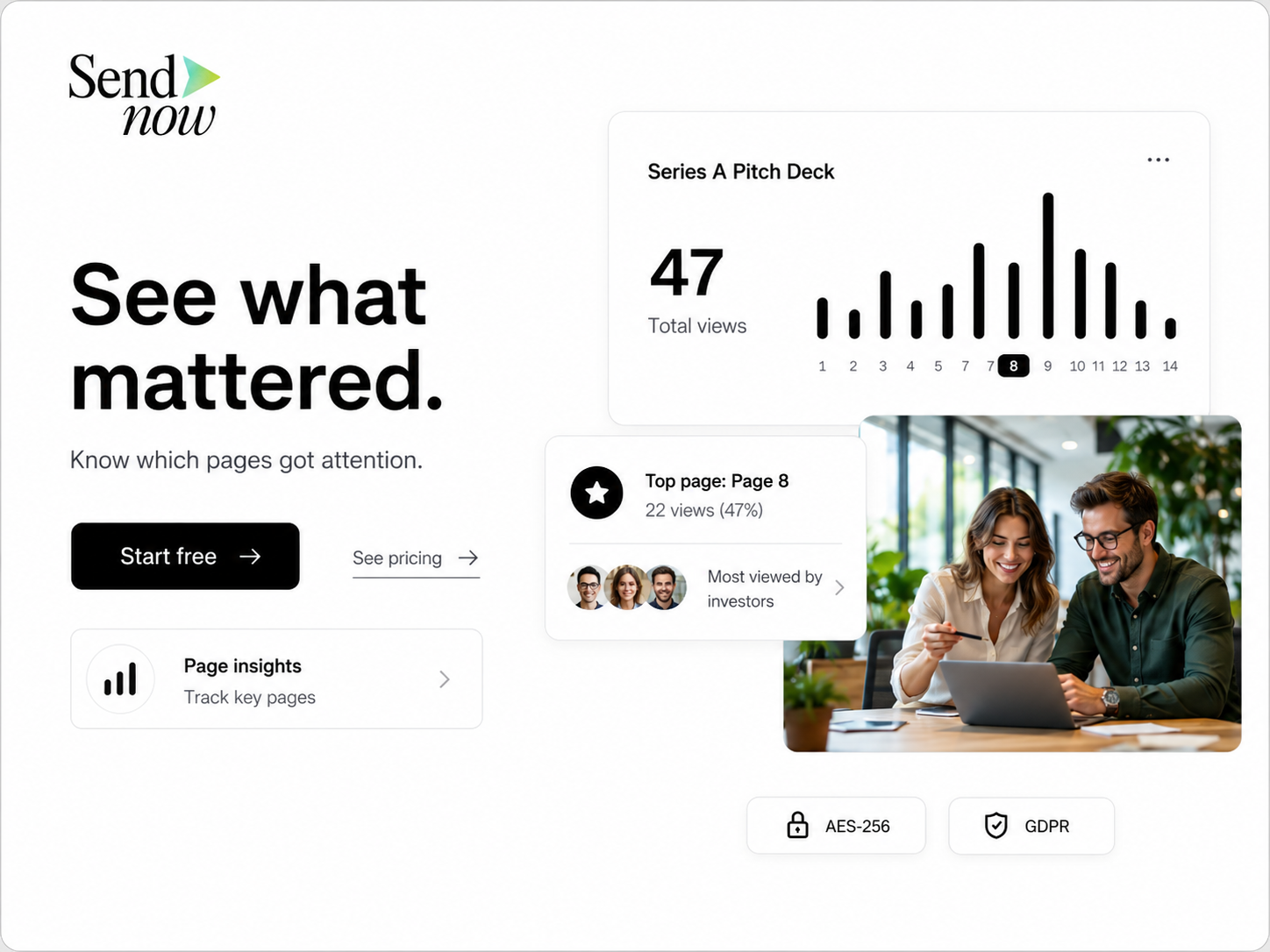 SendNow Document Analytics