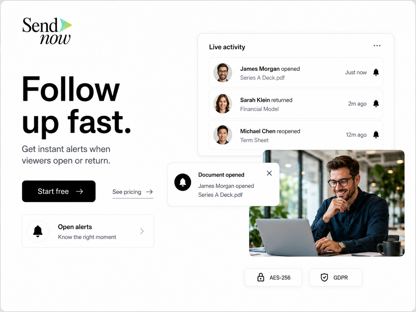 SendNow Real-time Notifications
