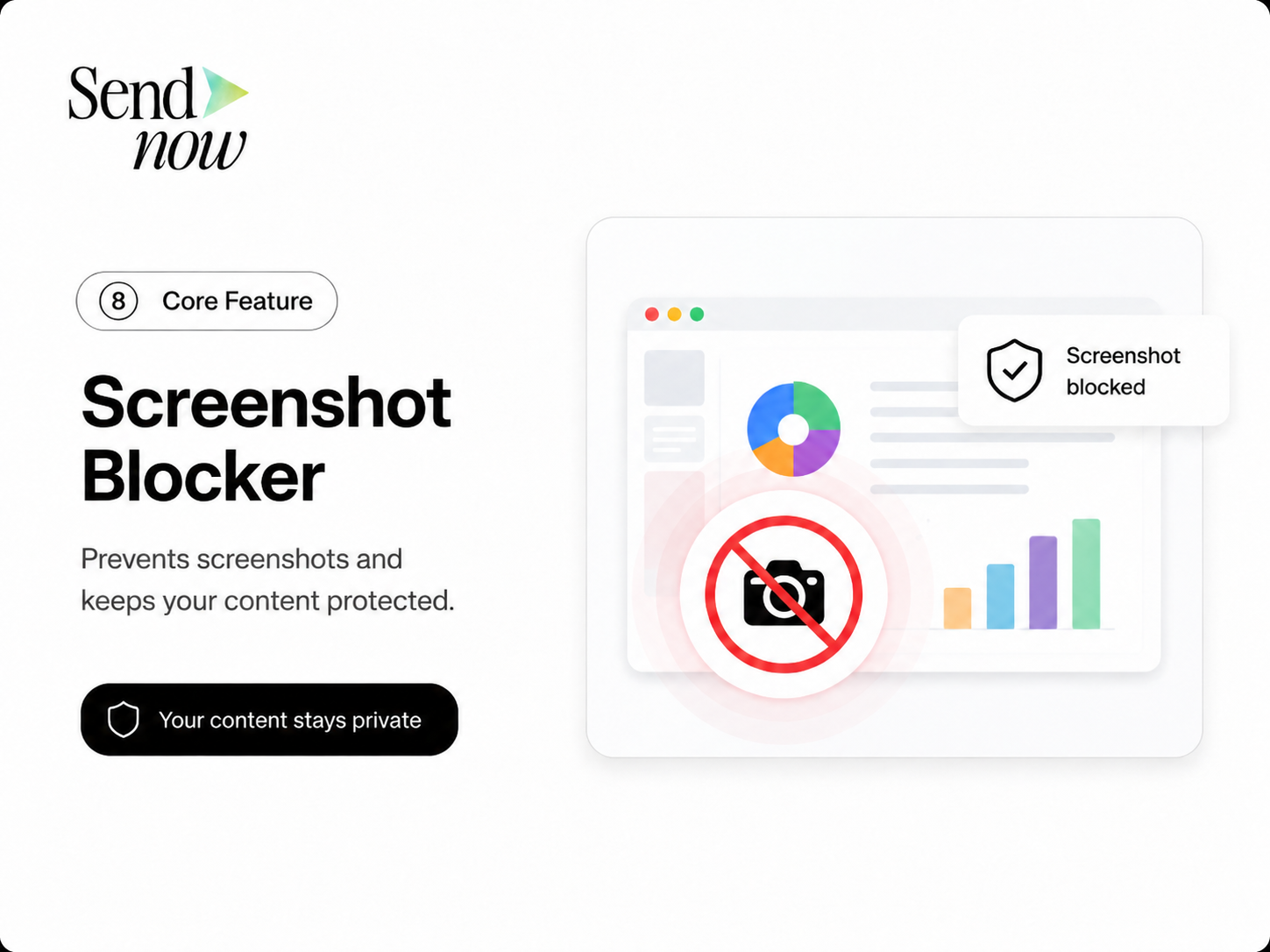 SendNow Screenshot Blocker