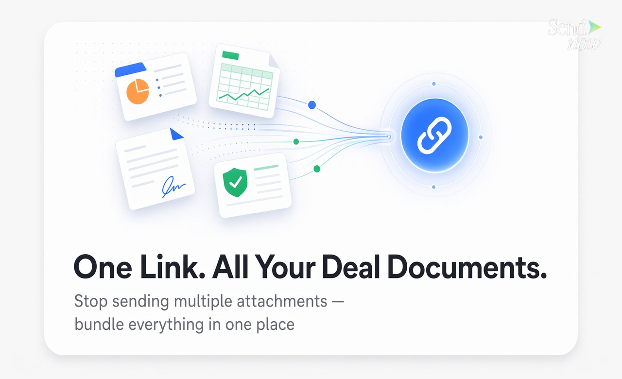 Comment regrouper votre pitch deck, modèle financier et term sheet en un lien sécurisé